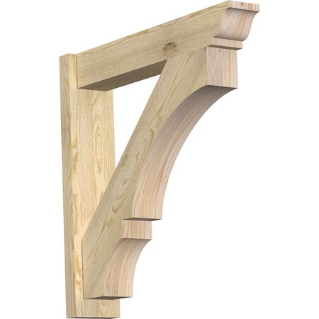 Ekena Millwork Balboa Rough Sawn Traditional Outlooker, Douglas Fir, 6"W x 30"D x 30"H OUT06X30X30BOA01RDF